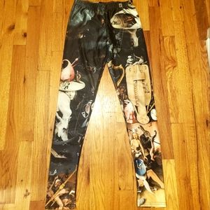 Printed Art Leggings - Garden of Unearthly Delights